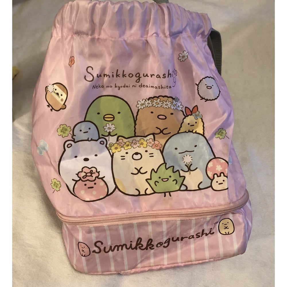 Sumillogirashi Backpack Lightweight Pink, Shy Characters
